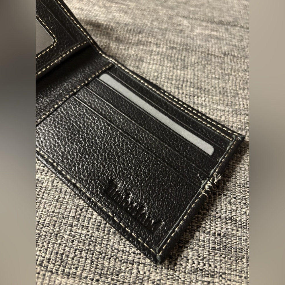 TIMBERLAND BLACK LEATHER WALLET - Picture 4 of 4